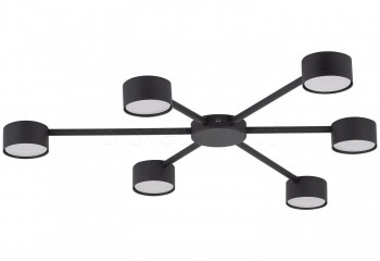 Стельова люстра AVIA 6 BK TK-Lighting 4692