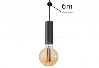 Подвесной светильник ZIKO E27 6m BK Azzardo AZ3116