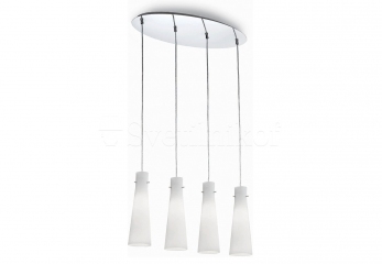 Подвесная люстра KUKY SP4 BIANCO Ideal Lux 053455