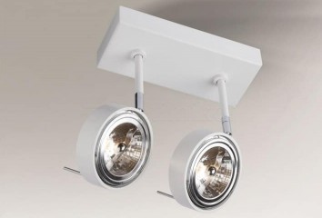 Спот FUSSA 2 30cm GU10 WH Shilo 7228