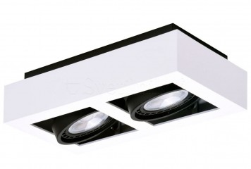 Точковий світильник NIKEA 2 ES111 WH/BK Azzardo AZ4439