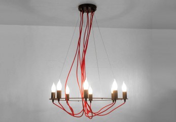 Подвесная люстра Calypso BK/R Imperium Light 46860.05.16