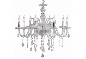 Підвісная люстра GIUDECCA SP8 TRASPARENTE Ideal Lux 027838