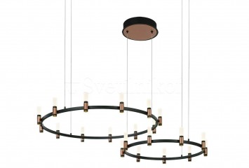 Подвесная люстра ALAMO LED Italux PND-280110130-21C-MBL