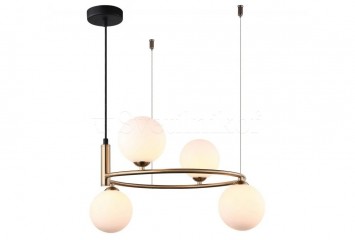 Подвесная люстра AMILY Italux MDM-3974/4 BRO