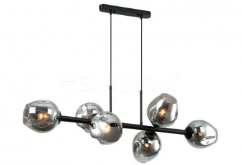 Подвесная люстра BORGO Italux PND-30843-6 BK+SG
