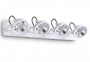 Спот GLIM PL4 WH Ideal Lux 200217