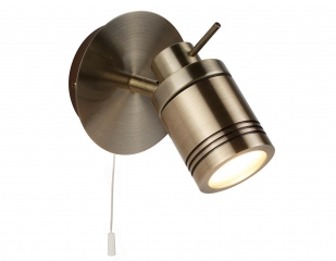 Спот настенный для ванной Searchlight Samson 6601AB