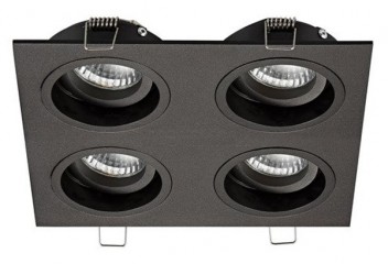 Точечный светильник CHUCK DL 4 SQ ZumaLine 20069-BK