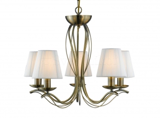 Люстра подвесная Searchlight Andretti 9825-5AB