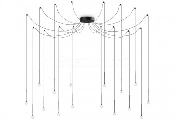 Підвісна люстра LUCCIOLA LED 16 BK Ideal Lux 284002