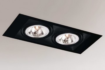 Точечный светильник MUKO 2 G53 BK Shilo 7353