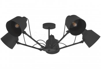 Потолочная люстра BASURTU 5 BK Eglo 99667