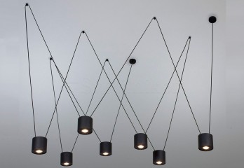 Подвесной светильник TOKYO BIG 7 BK Imperium Light 3747100.05.05