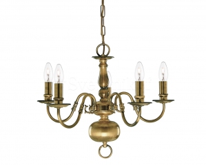 Люстра Searchlight Flemish 1019-5AB