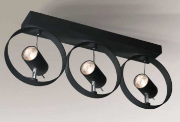 Спот WAKO 3 BK Shilo 2214