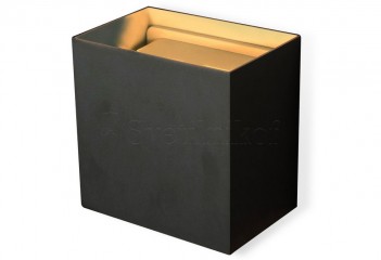 Уличное бра DAVOS XL SQ BK Mantra 7437