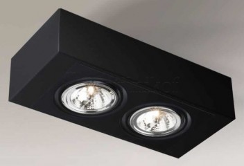 Точечный светильник UTO H 2 GU10 BK Shilo 1219