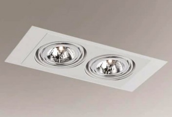 Точечный светильник MUKO H 2 GU10 WH Shilo 7355