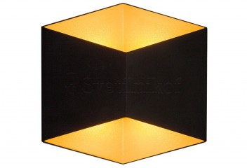 Уличное бра TRIANGLES LED BK/GO Nowodvorski 8141