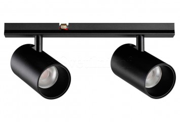 Трековий світильник магнітний STICK DOUBLE 10W BK Ideal Lux 329536