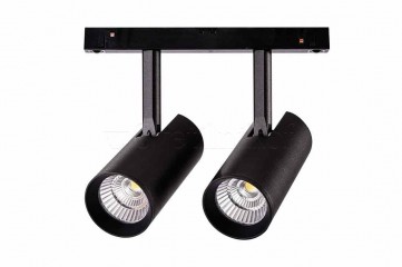 Магнитный трековый светильник ALFA MAKITA 2 7W CCT BLUETOOTH BK Azzardo AZ4838