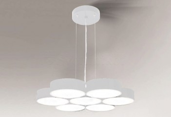 Подвесная люстра ZAMA 7 LED WH Shilo 7542