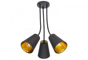 Стельова люстра WIRE GOLD 3 TK-Lighting 827