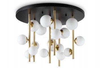 Потолочная люстра PERLAGE 18 BK/WH Ideal Lux 328393