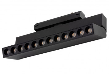 Трековий світильник магнітний LVM OUT 12W 4000K BK Nowodvorski 11338