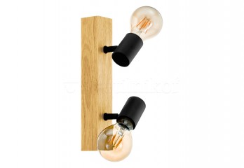 Настенно-потолочный светильник TOWNSHEND 2 BK Eglo 98112