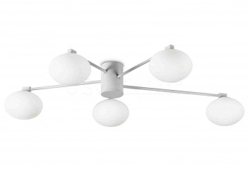 Потолочная люстра HERMES 5 WH Ideal Lux 316680