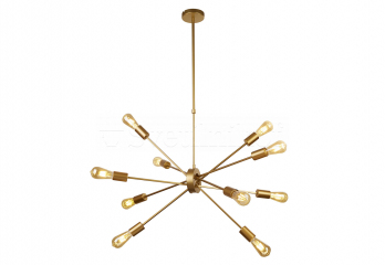 Подвесная люстра Alpha 10 Searchlight 29010-10GO