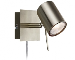 Настенный светильник MARKSLOJD HYSSNA LED Steel 105482