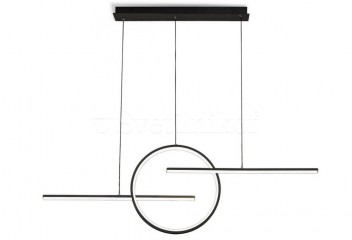 Світлодіодна люстра KITESURF 50W BK Mantra 7140