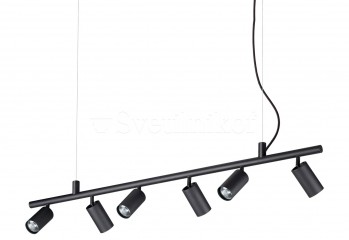 Підвісний світильник DYNAMITE SP6 BK Ideal Lux 231396