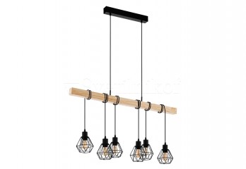 Підвісний світильник TOWNSHEND 6 BK Eglo 43133