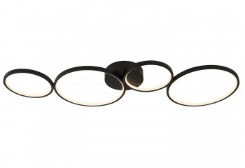 Потолочная люстра CIRQUE LED Searchlight 25772-4BK