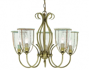 Подвесная люстра Searchlight Silhouette 6355-5AB