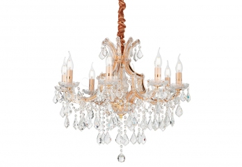 Підвісная люстра NAPOLEON SP8 ORO Ideal Lux 167398