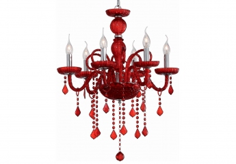 Підвісная люстра GIUDECCA SP6 ROSSO Ideal Lux 027418