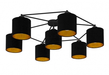 Стельова люстра STAITI 7 BK/GO Eglo 97895