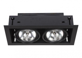 Точечный светильник Nowodvorski DOWNLIGHT 2L black 6304
