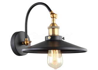 Настенный светильник Italux Verda MBM-3458/1 BK+GD