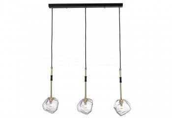 Подвесная люстра ROCK 3-line GO/BK ZumaLine P0488-03K-SEAC