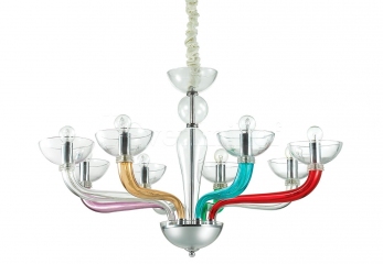 Подвесная люстра CASANOVA SP8 COLOR Ideal Lux 104775