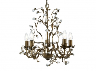 Подвесная люстра Searchlight Almandite 2495-5BR