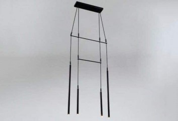 Подвесная люстра ALHA H-4 BK Dohar 9012