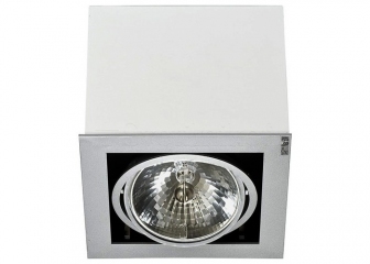 Точечный светильник Nowodvorski BOX white/grey 1L 5305
