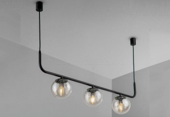 Підвісна люстра FROST 3 BK/TR Imperium Light 603398.05.00